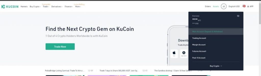 How To Transfer Crypto (BTC, ETH, ADA etc) From Kucoin to Coinbase?