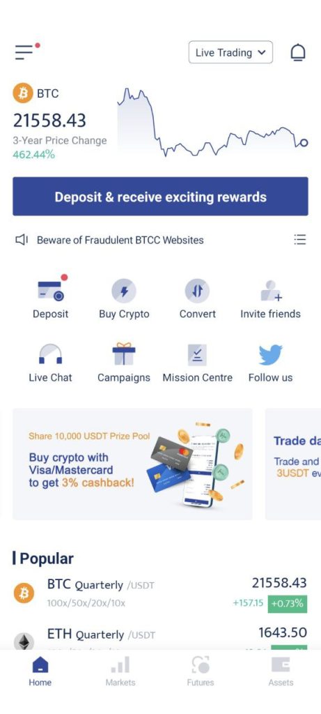How To Transfer Crypto FromBinance US, Coinbase to BTCC Exchange
