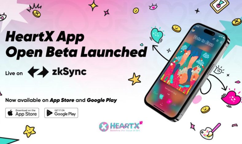 Art NFT Marketplace and Community HeartX Announced its Open Beta Launch
