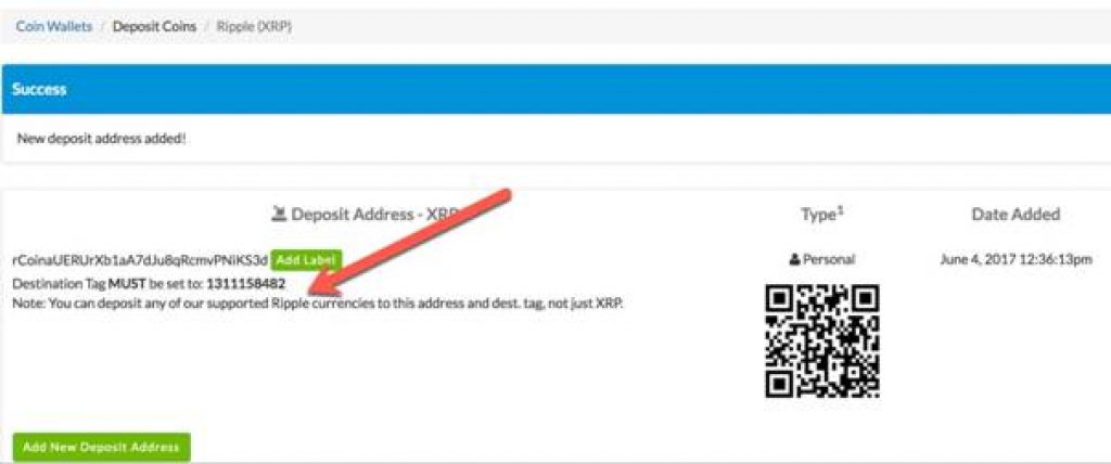 What is Ripple Withdrawal/Destination Tag?