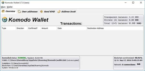 Komodo Swing Wallet