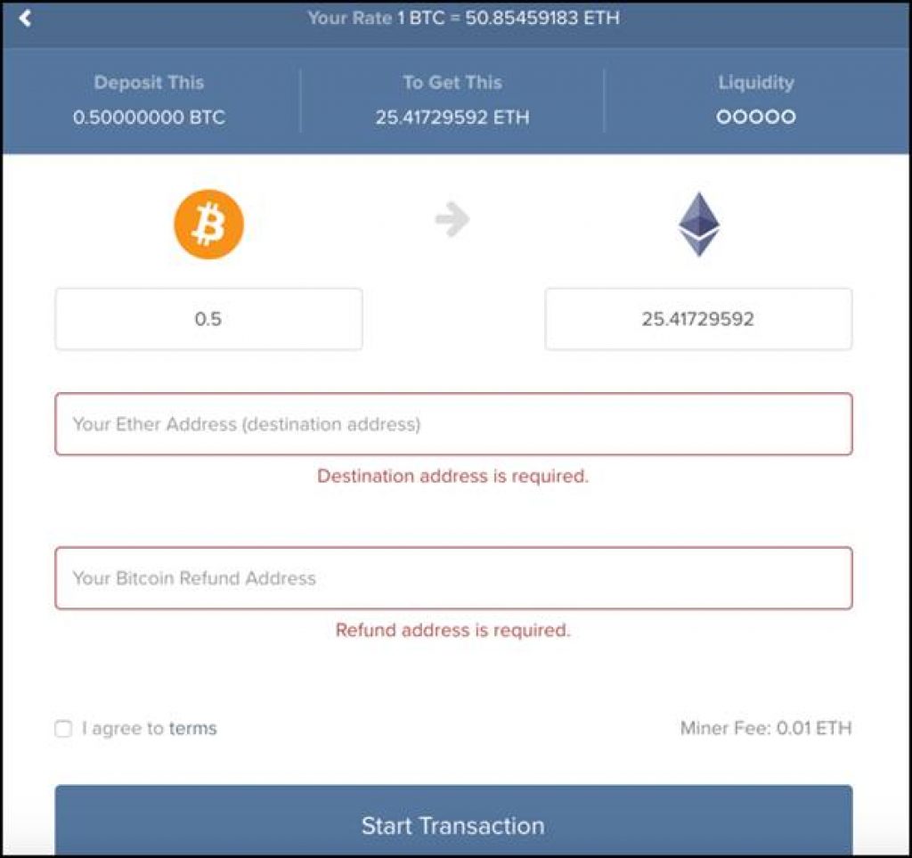 how to convert ethereum to bitcoin in jaxx