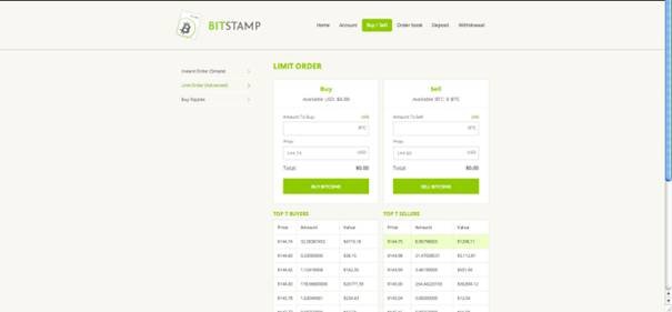 is there a limit you can buy on bitstamp