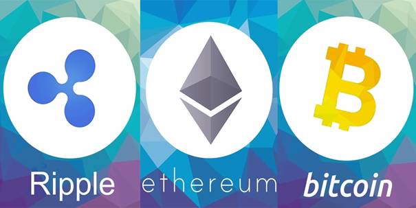 bitcoin ethereum ripple cryptocurrency blockchain