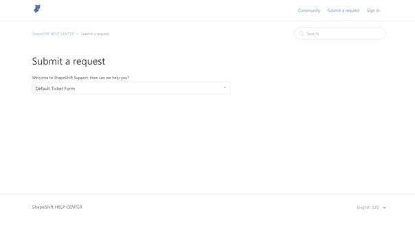 shapeshift customer support