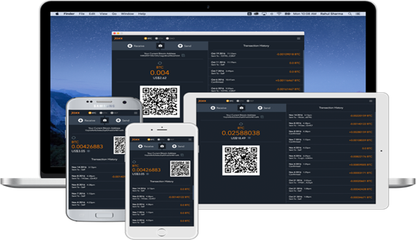 Jaxx user interface