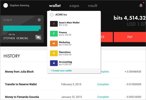 xapo vs coinbase