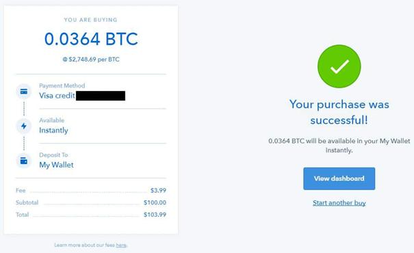 Coinbase purchasing