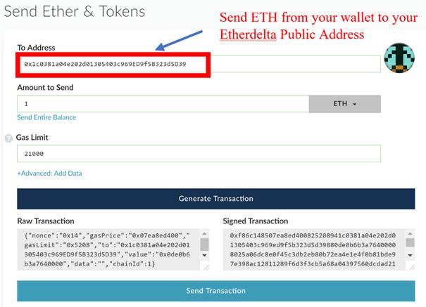 Etherdelta public key