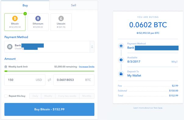 coinbase deposit history