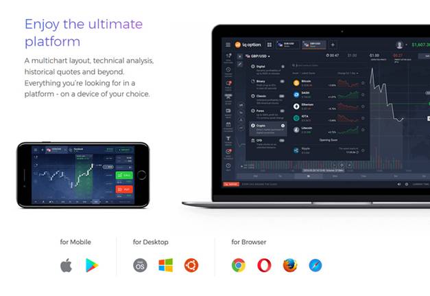 IQ Option mobile app