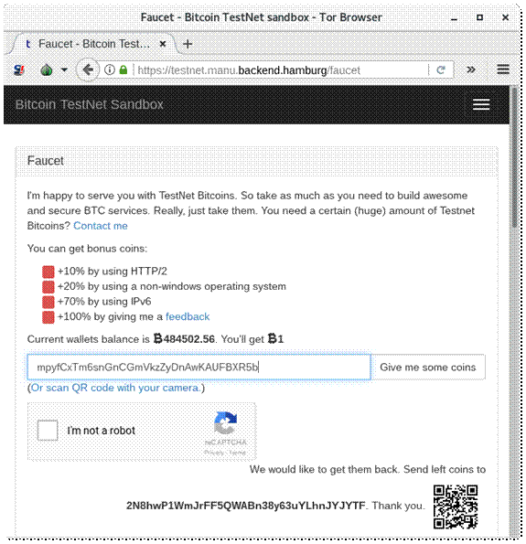 btc testnet faucet