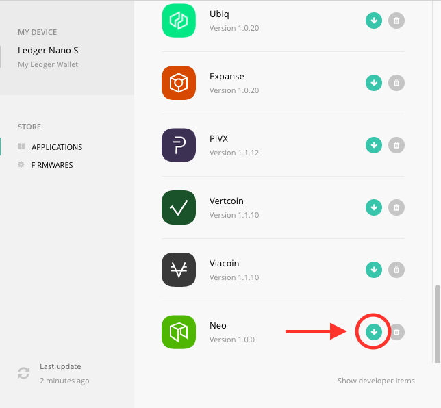 how to move neo off of kucoin into ledger nano s