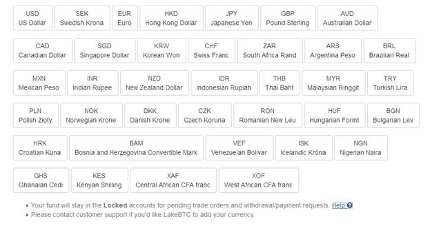 20 tradable fiat cryptocurrencies