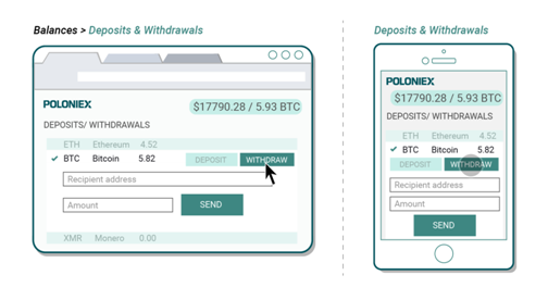 Withdrawing Poloniex