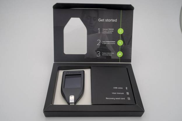 TREZOR T redesigned package