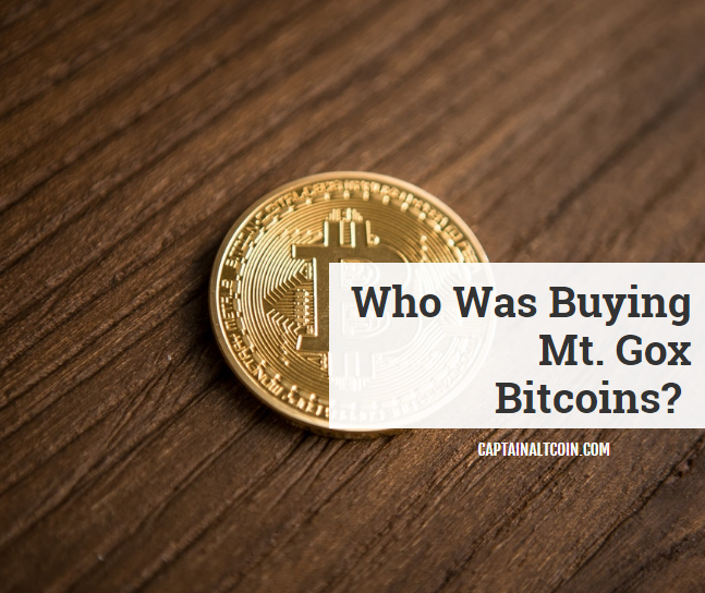 who was buying mt gox bitcoins