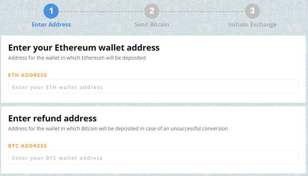  (ETH) address of the wallet 