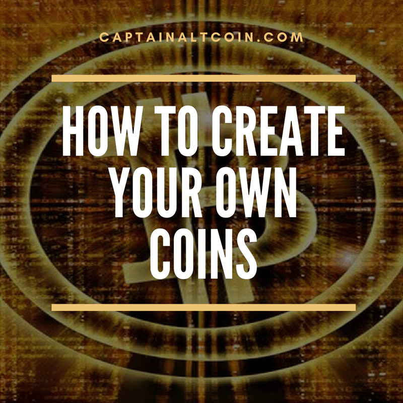 how to create your own coins 