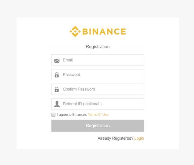 Binance account