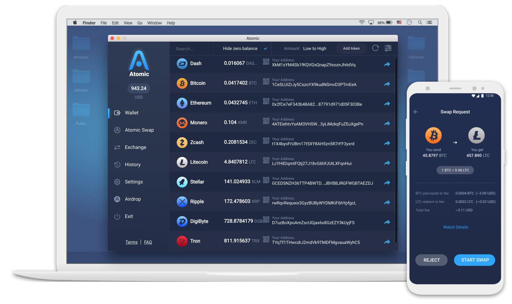 Decentralized Staking in Atomic Wallet