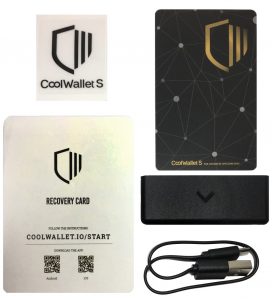 CoolWalletS_box content