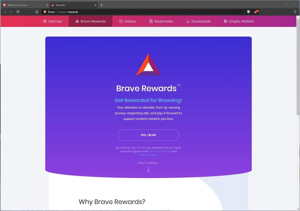 brave browser pros and cons