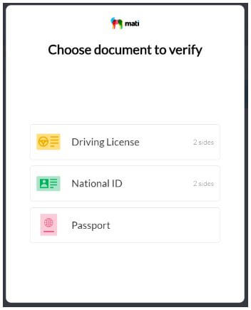 Beaxy Identity Verification Process