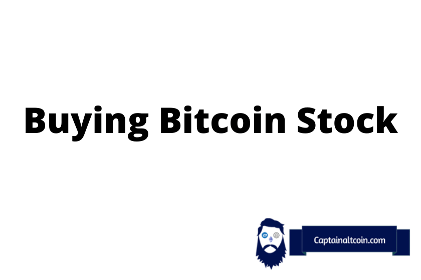 how to buy bitcoin in stock