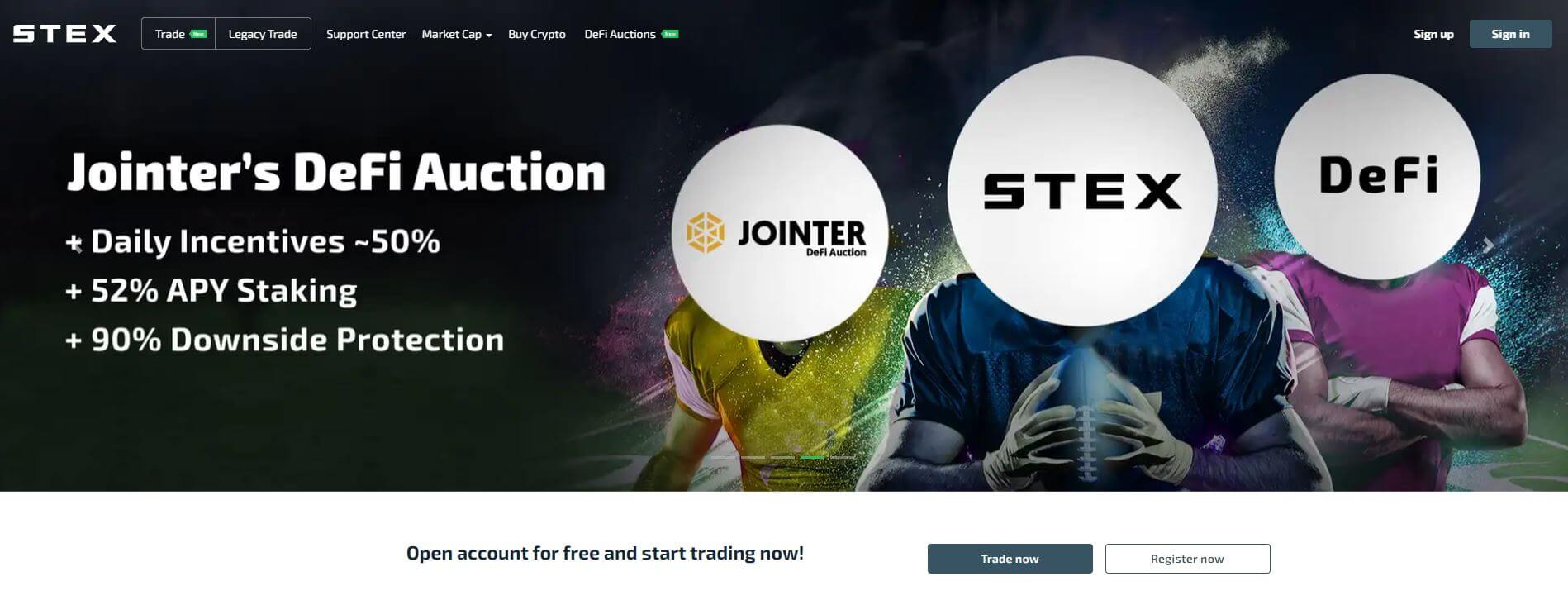 STEX.COM Homepage