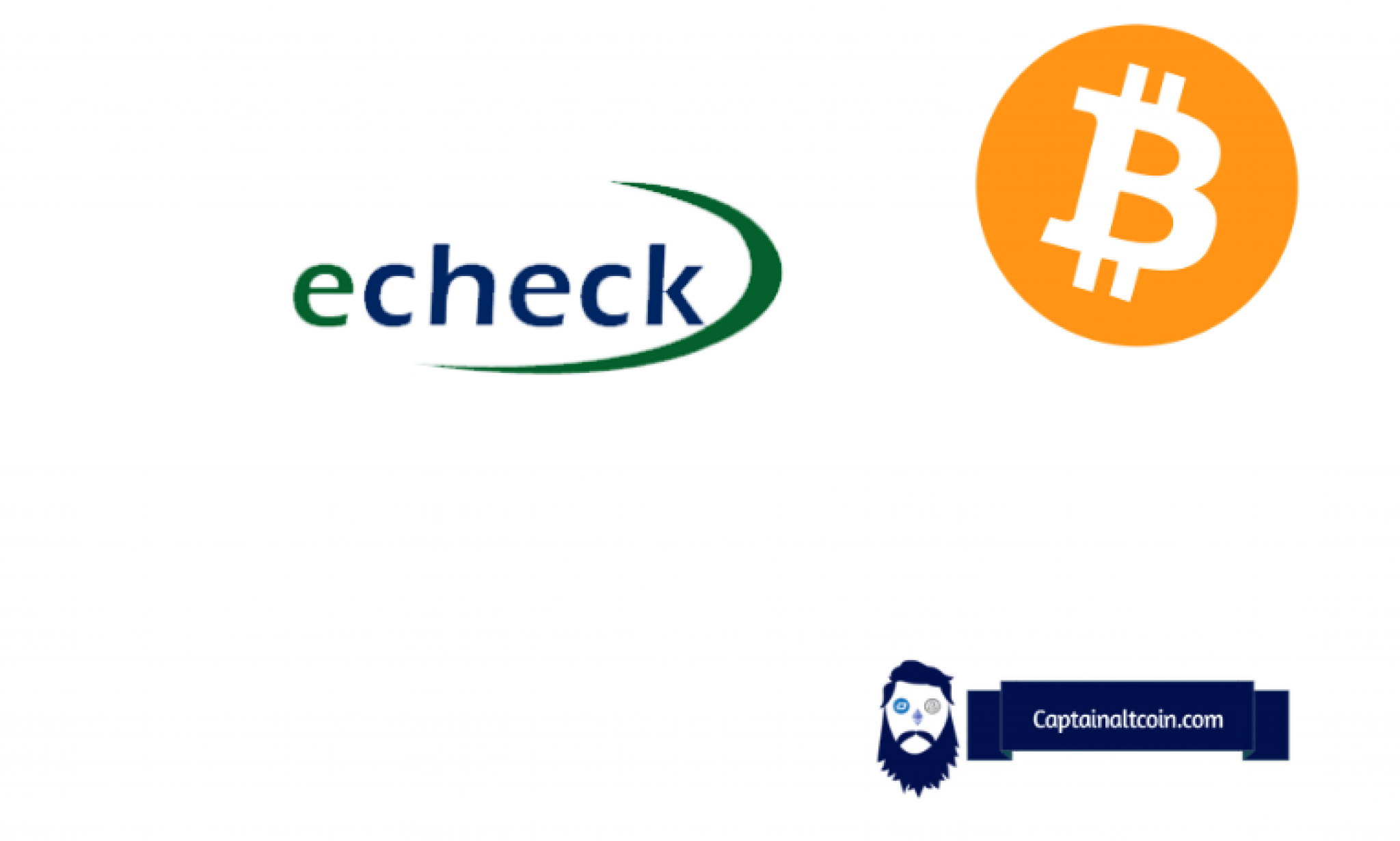 how to buy bitcoin with an echeck