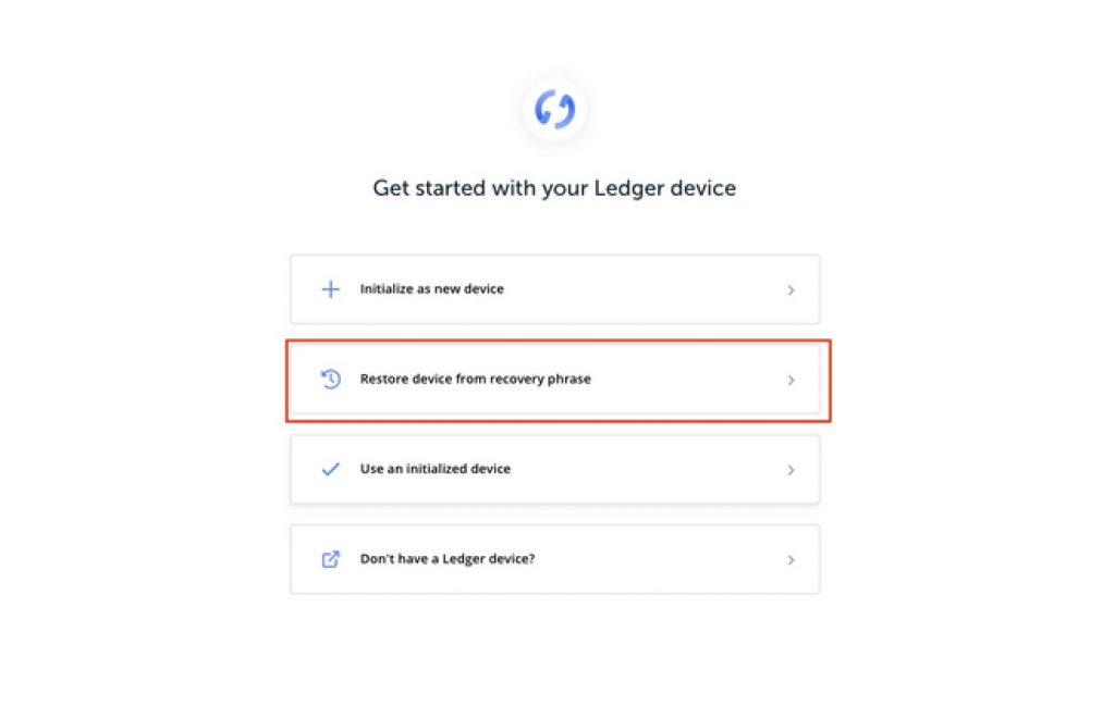 ledger recovery