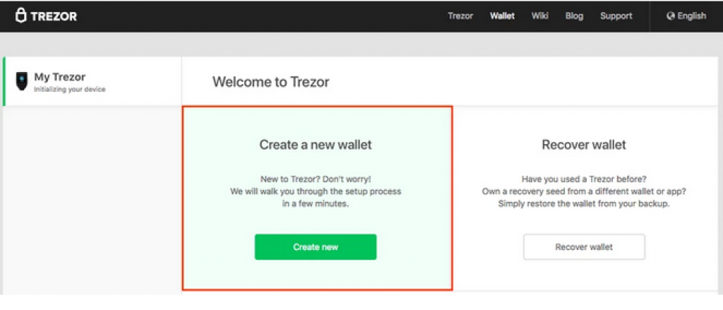 trezor recovery