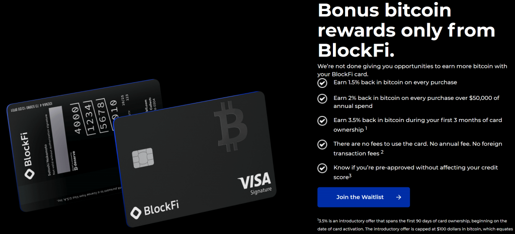 Blockfi card