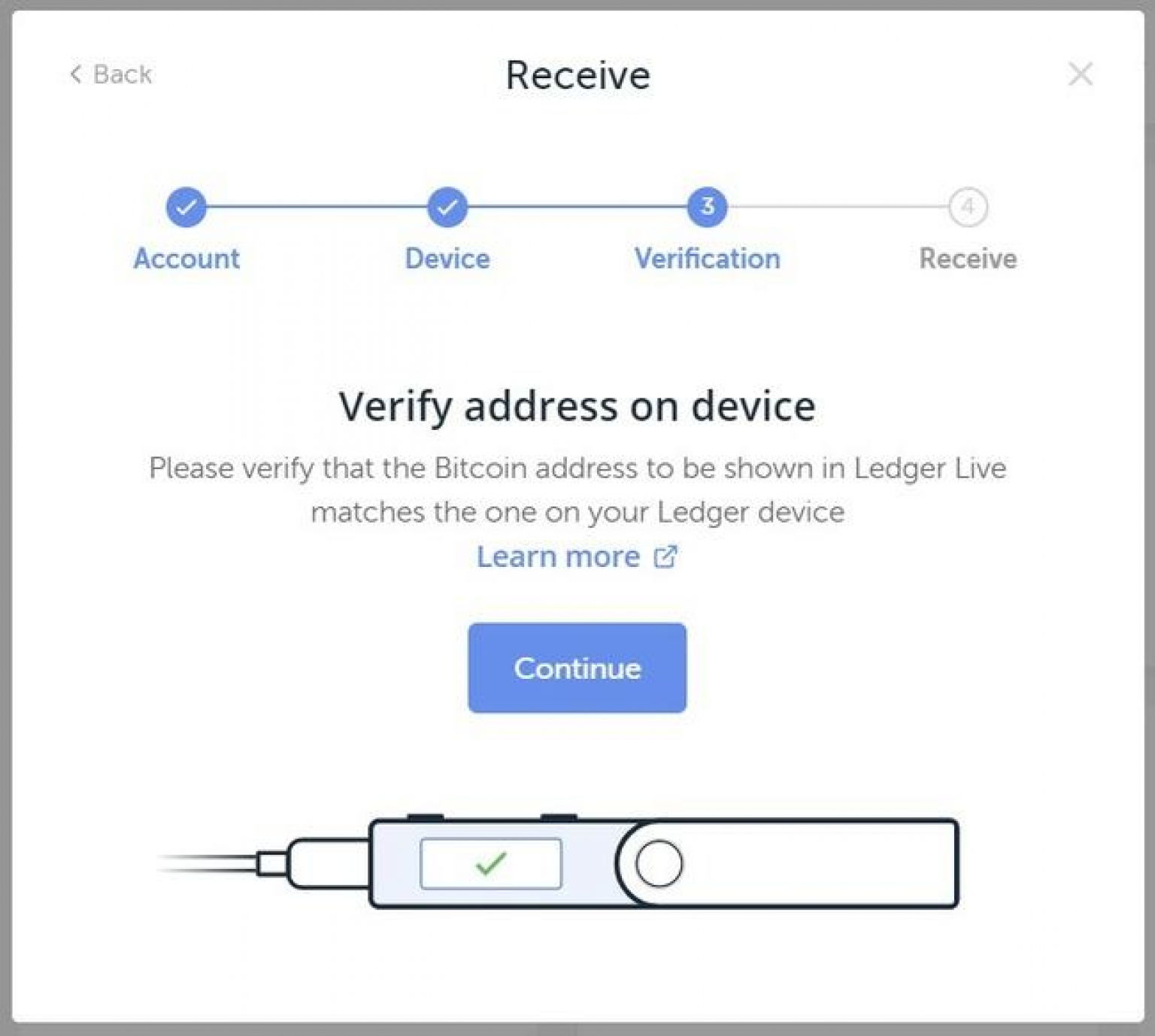 how to transfer bitcoin from coinbase to ledger nano x