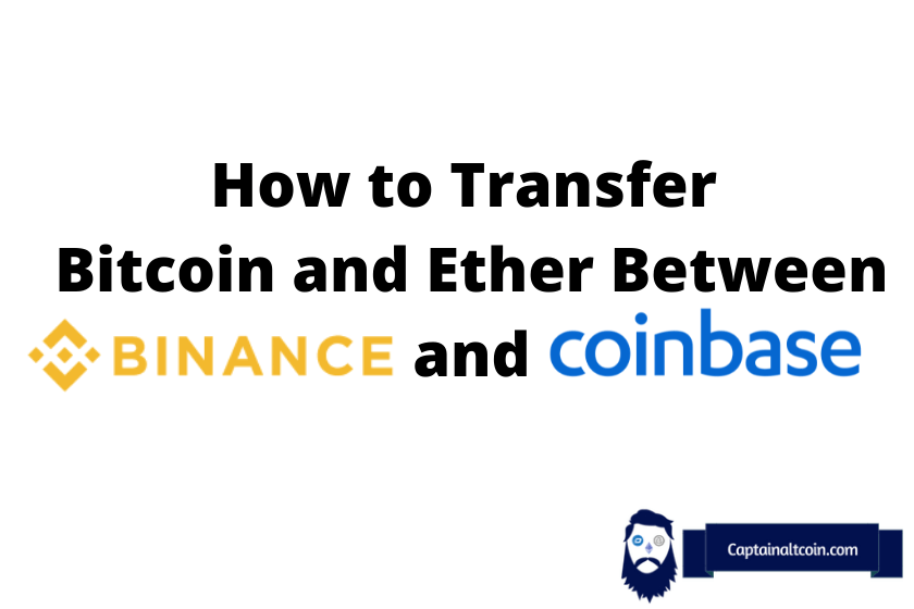 Binance and Coinbase transfer