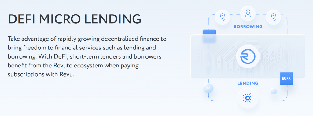 Defi micro lending revuto