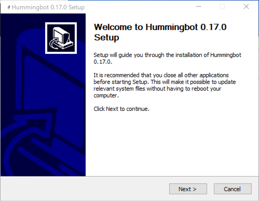 Hummingbot windows-setup