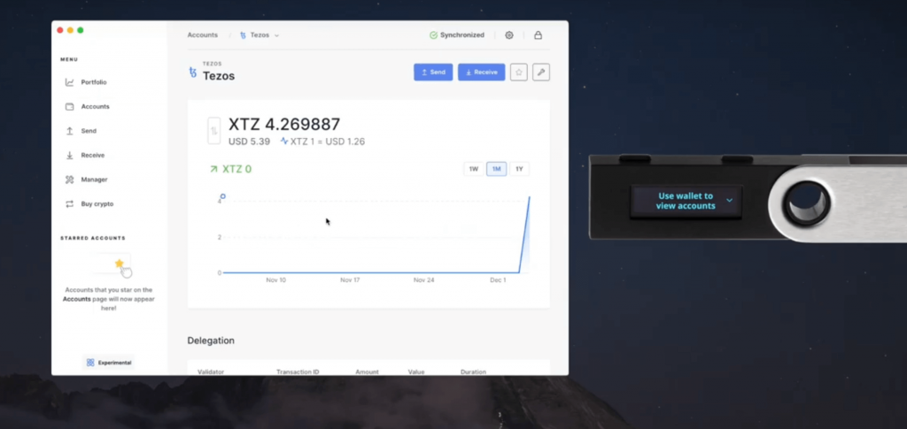 Ledger Tezos Staking