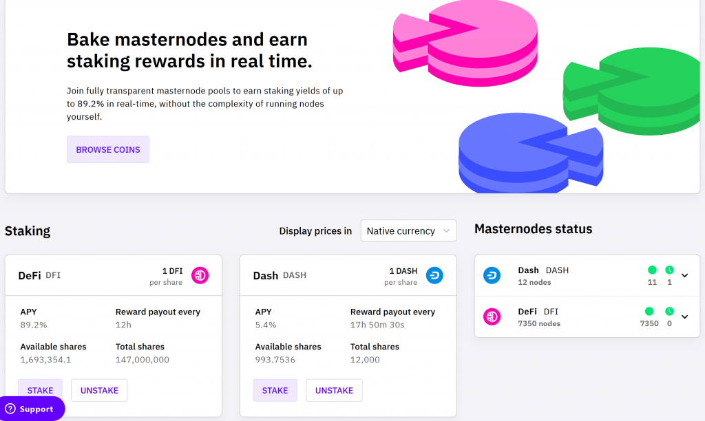 CakeDefi Staking