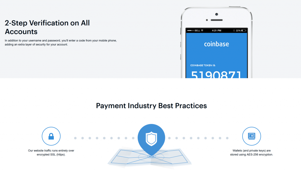 Coinbase security
