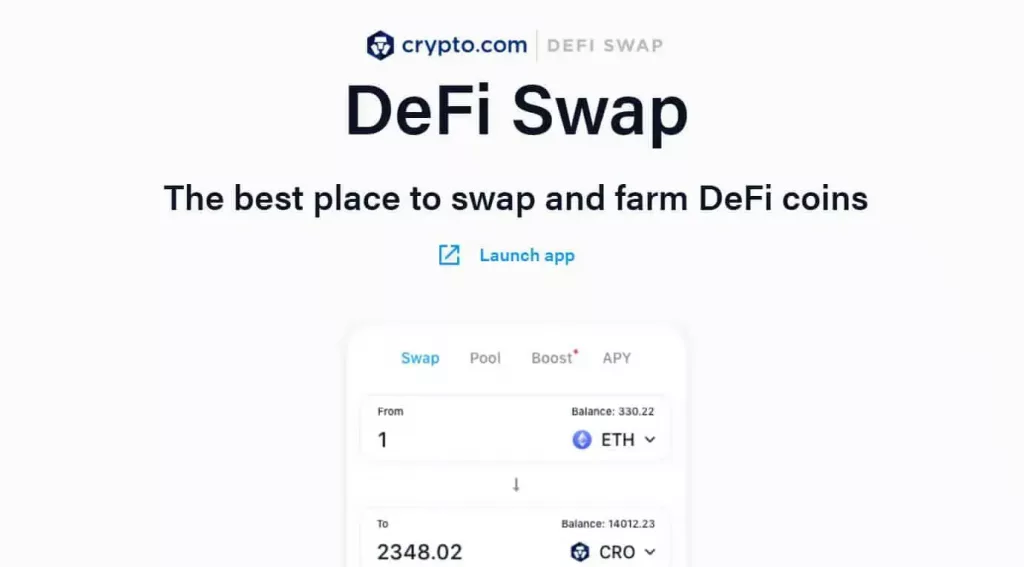 Defi swap