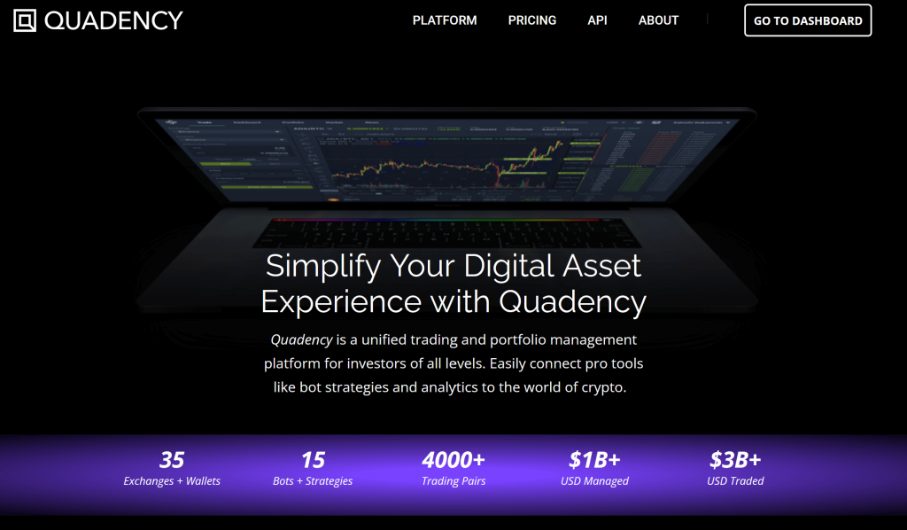 Quadency homepage