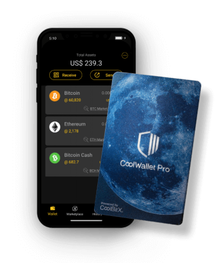 coolwallet pro and mobile app