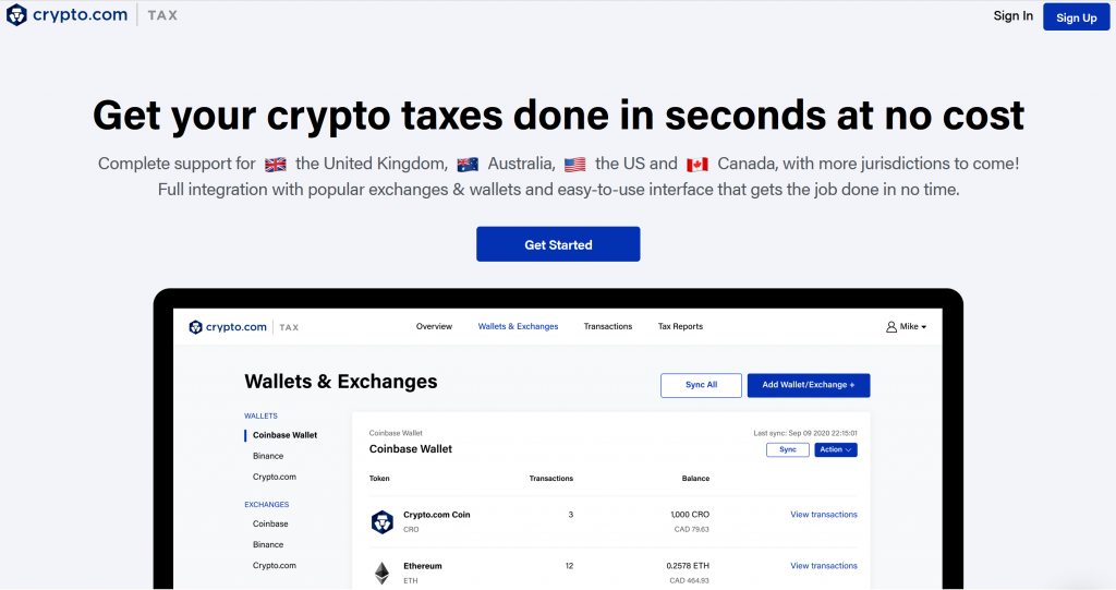 crypto.com tax