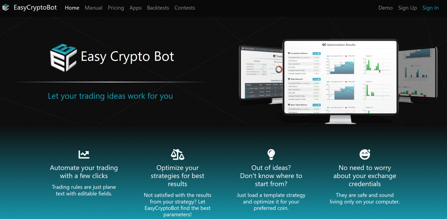 free crypto bot settings