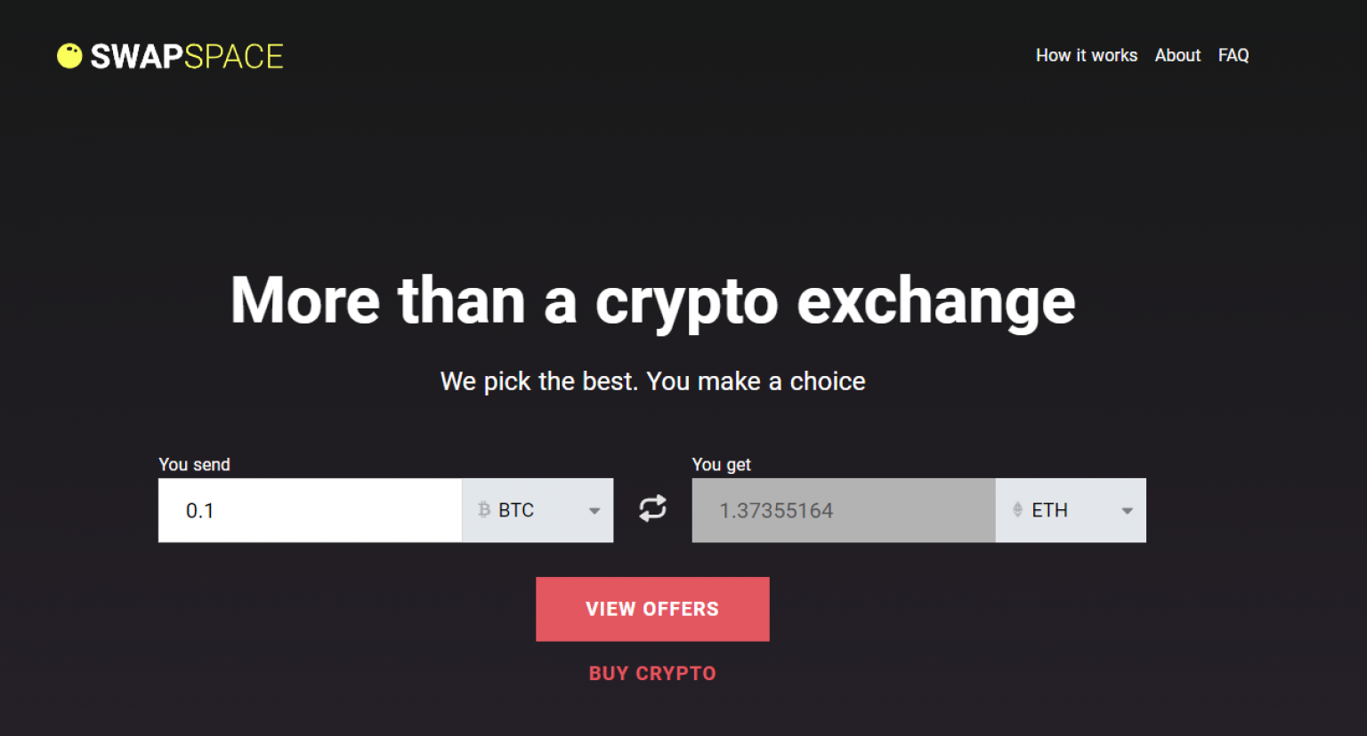 cheapest way to swap crypto