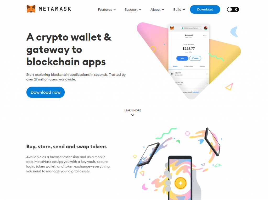 can you send ico airdrops to metamask