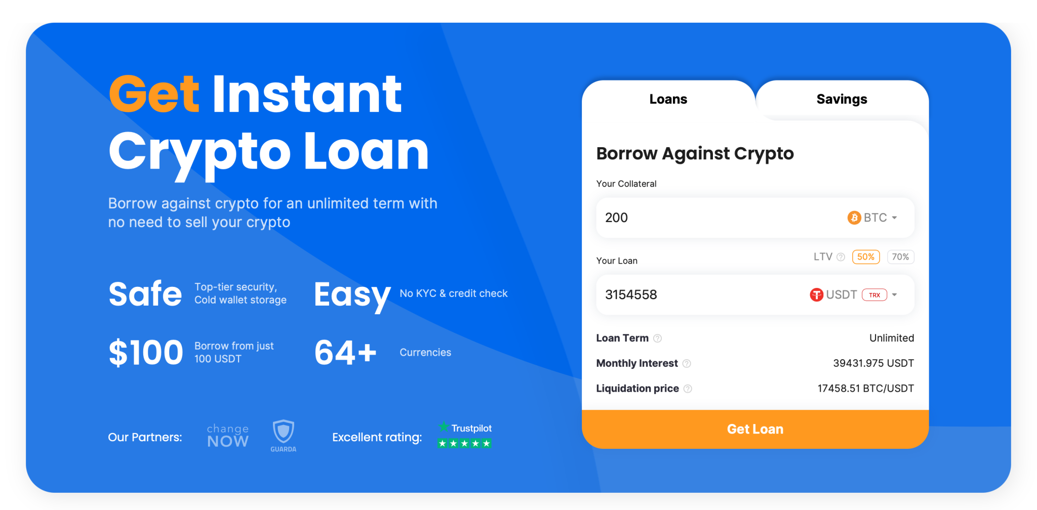 bitcoin loan calculator