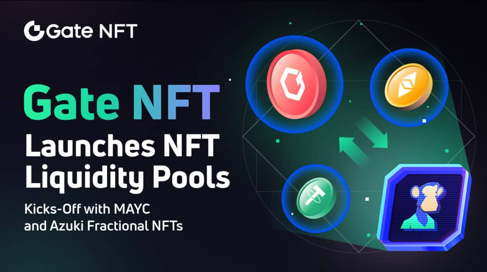 Gate NFT Launches NFT Liquidity Pools, KicksOff with MAYC and Azuki